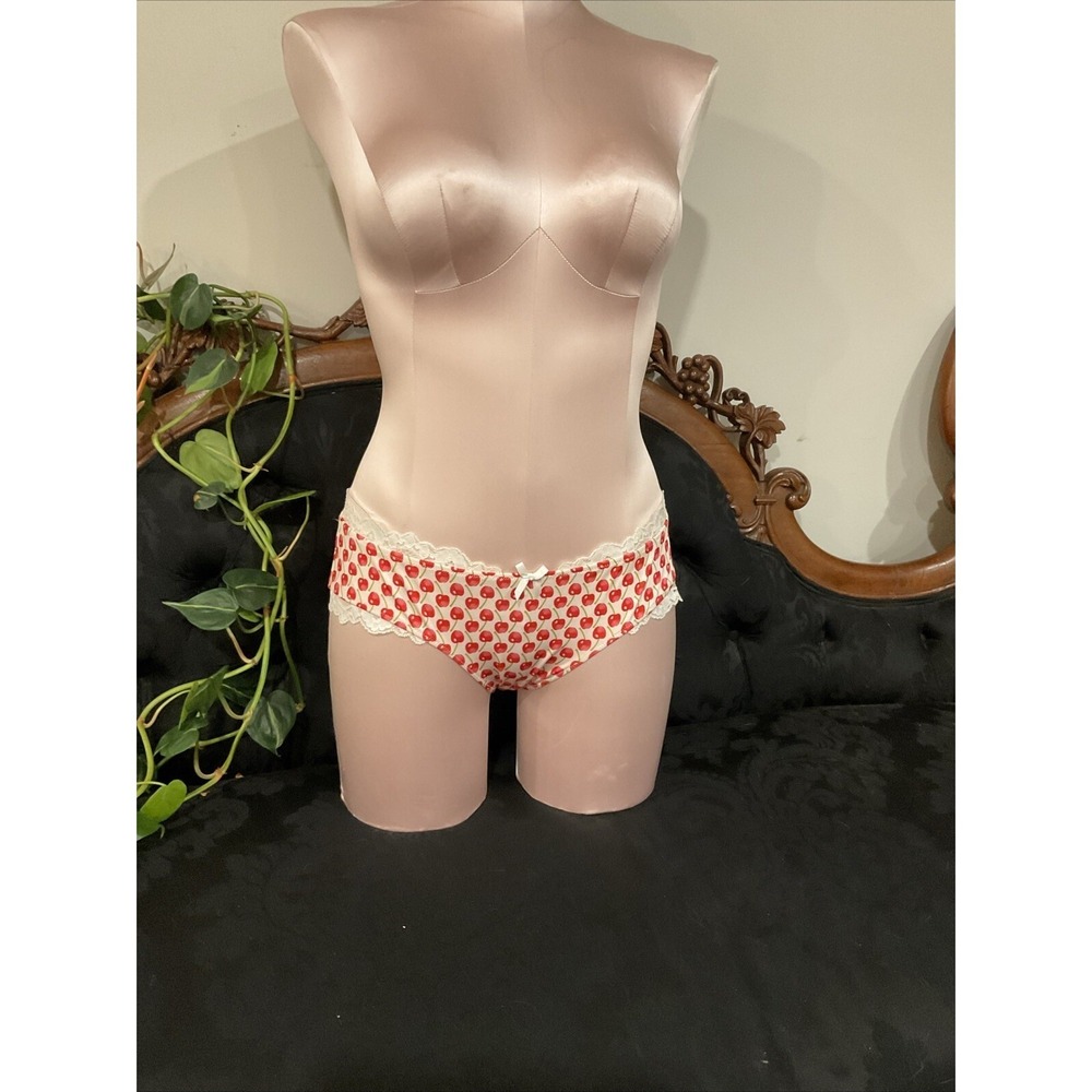 Victoria's Secret Sexy Little Things Vintage VTG Cherry Cheeky Panties Large